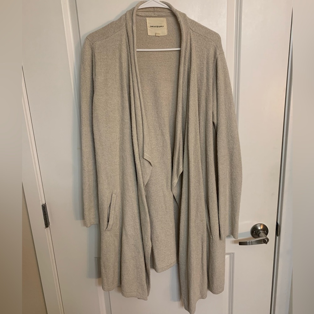 Soft Gray Cardigan